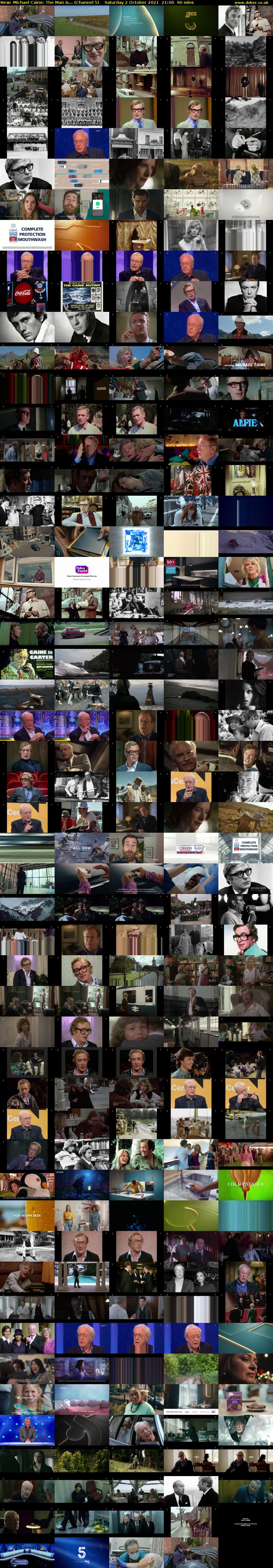 Michael Caine: The Man &... (Channel 5) Saturday 2 October 2021 21:00 - 22:30