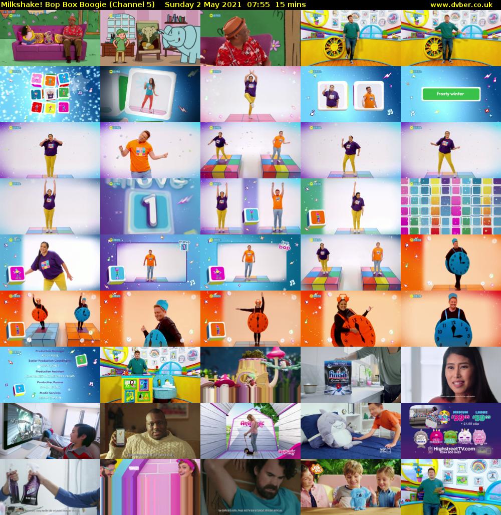 Milkshake! Bop Box Boogie (Channel 5) Sunday 2 May 2021 07:55 - 08:10