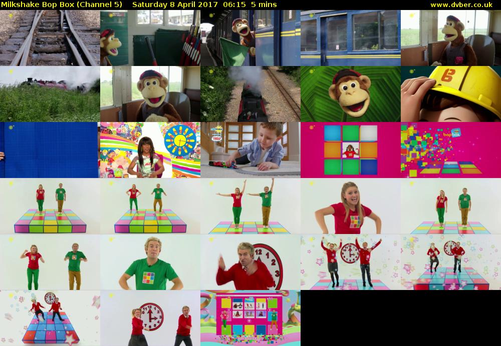 Milkshake Bop Box (Channel 5) Saturday 8 April 2017 06:15 - 06:20