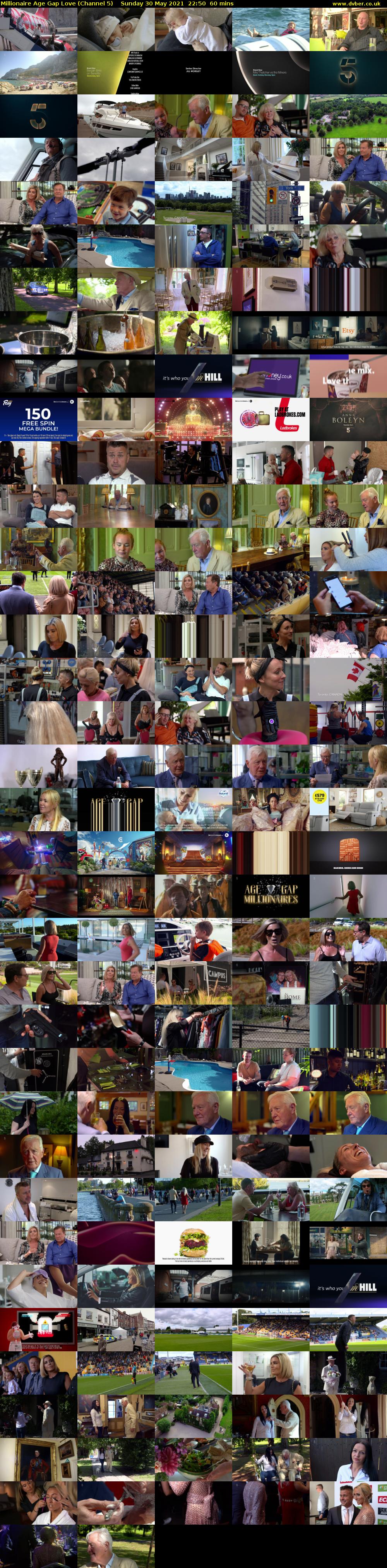 Millionaire Age Gap Love (Channel 5) Sunday 30 May 2021 22:50 - 23:50