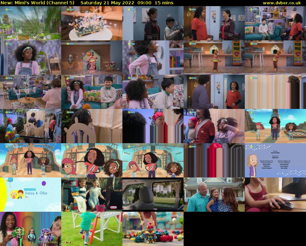 Mimi's World (Channel 5) Saturday 21 May 2022 09:00 - 09:15
