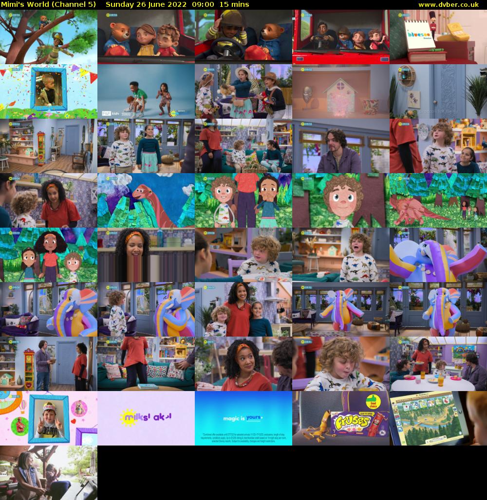 Mimi's World (Channel 5) Sunday 26 June 2022 09:00 - 09:15