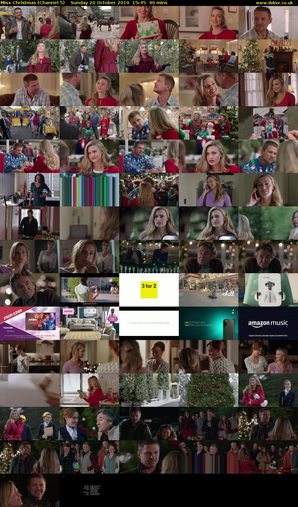 Miss Christmas (Channel 5) Sunday 20 October 2019 15:45 - 16:25