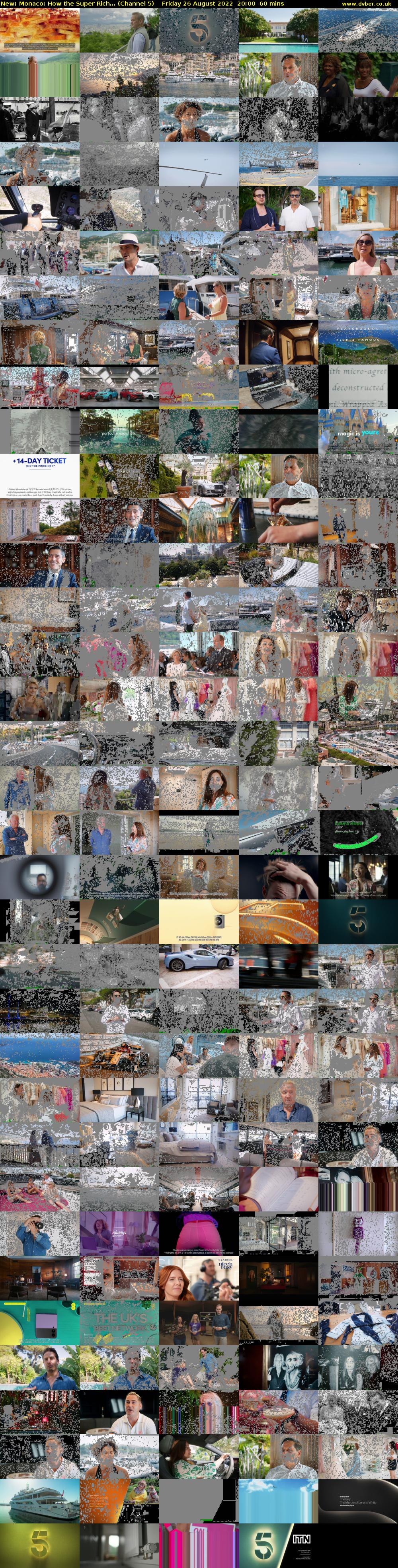 Monaco: How the Super Rich... (Channel 5) Friday 26 August 2022 20:00 - 21:00
