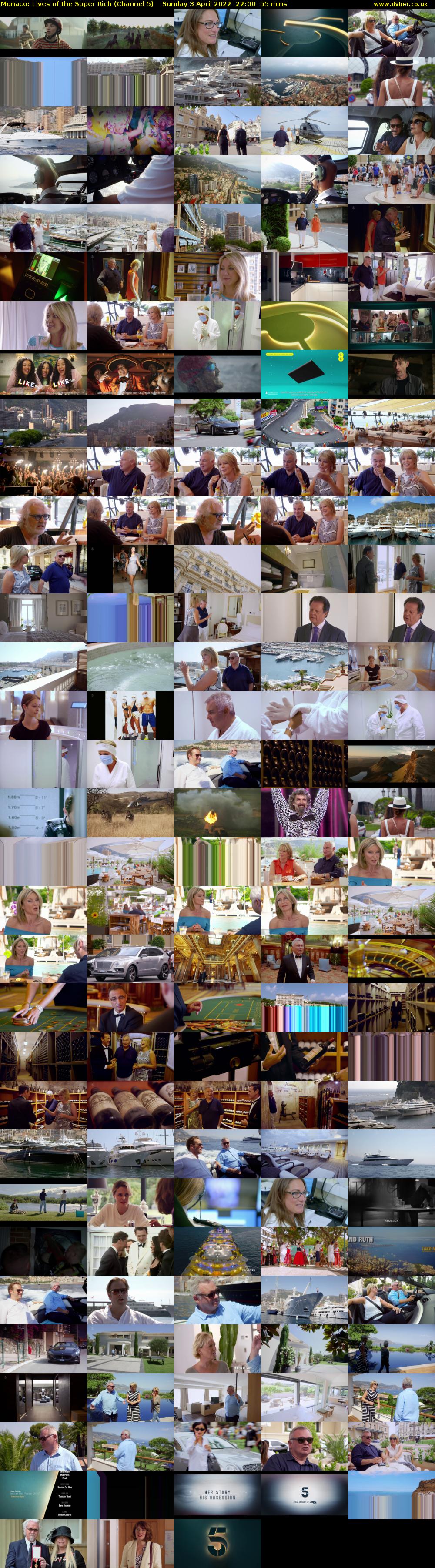 Monaco: Lives of the Super Rich (Channel 5) Sunday 3 April 2022 22:00 - 22:55
