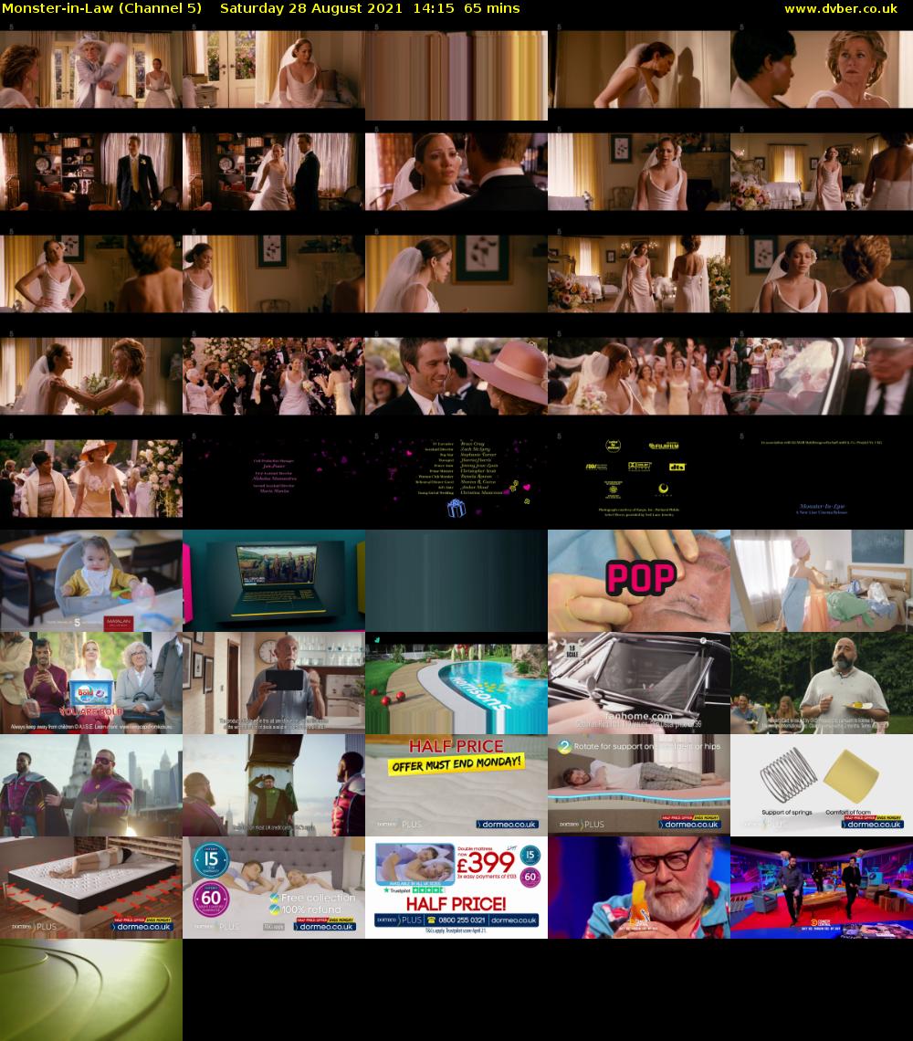 Monster-in-Law (Channel 5) Saturday 28 August 2021 14:15 - 15:20
