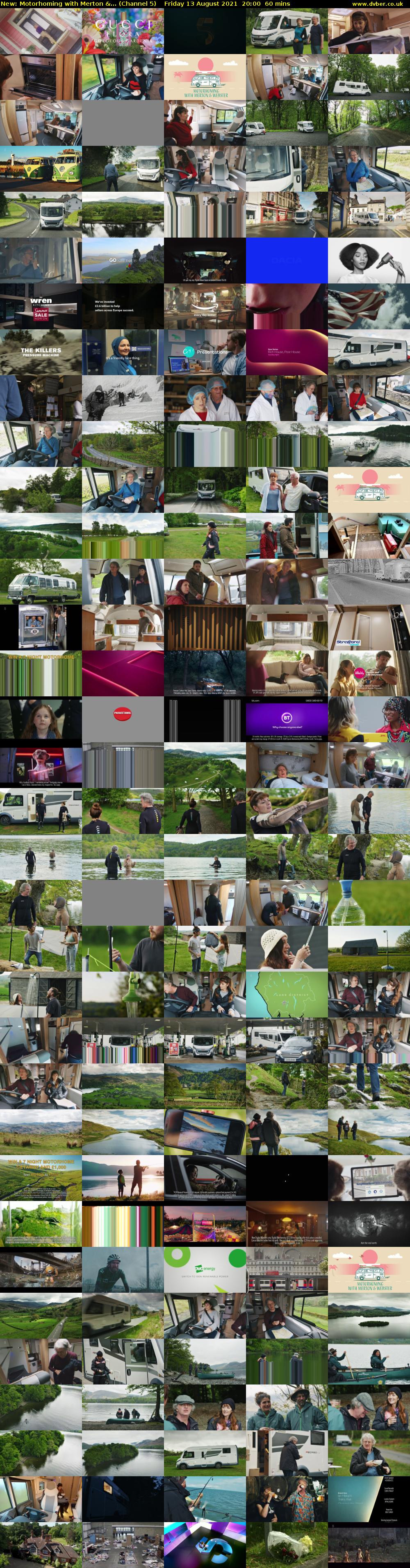 Motorhoming with Merton &... (Channel 5) Friday 13 August 2021 20:00 - 21:00