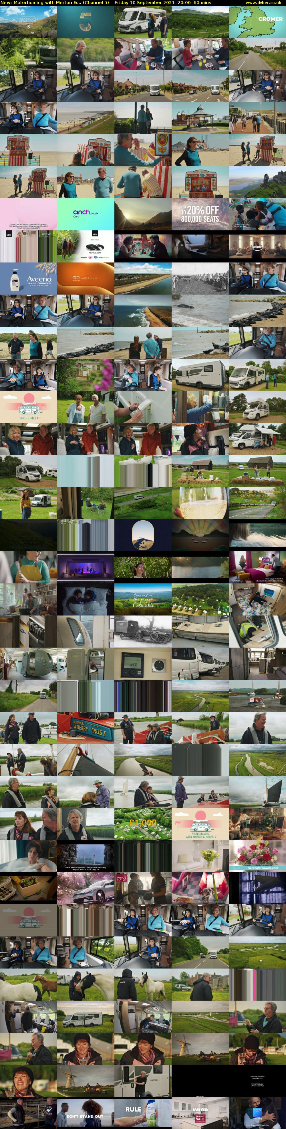 Motorhoming with Merton &... (Channel 5) Friday 10 September 2021 20:00 - 21:00
