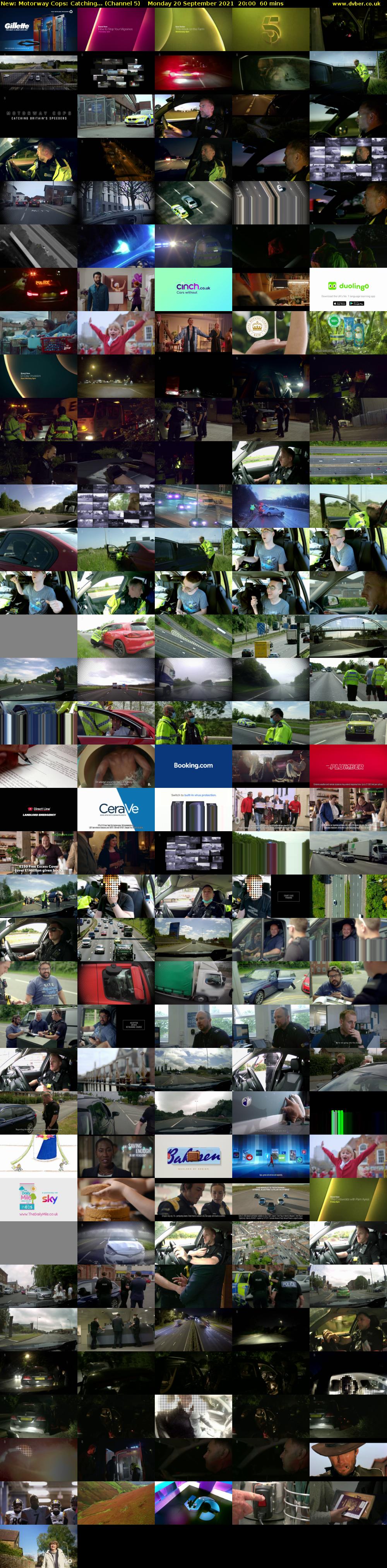 Motorway Cops: Catching... (Channel 5) Monday 20 September 2021 20:00 - 21:00
