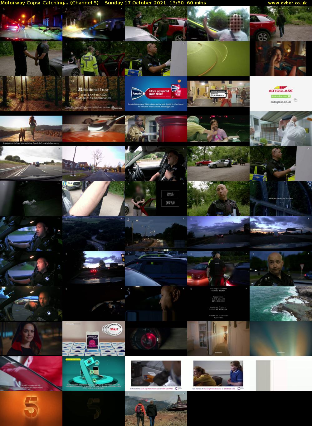Motorway Cops: Catching... (Channel 5) Sunday 17 October 2021 13:50 - 14:50