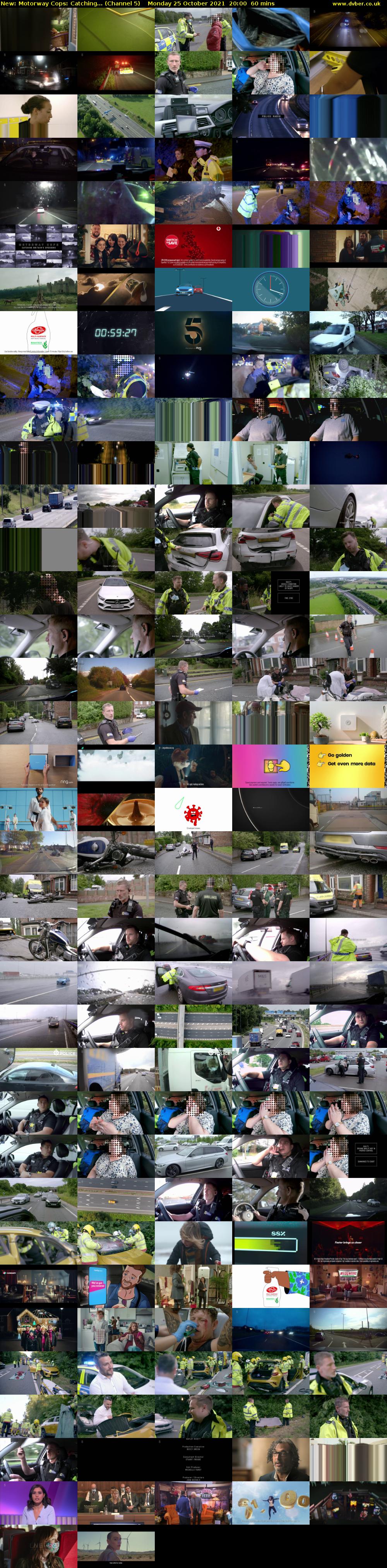 Motorway Cops: Catching... (Channel 5) Monday 25 October 2021 20:00 - 21:00