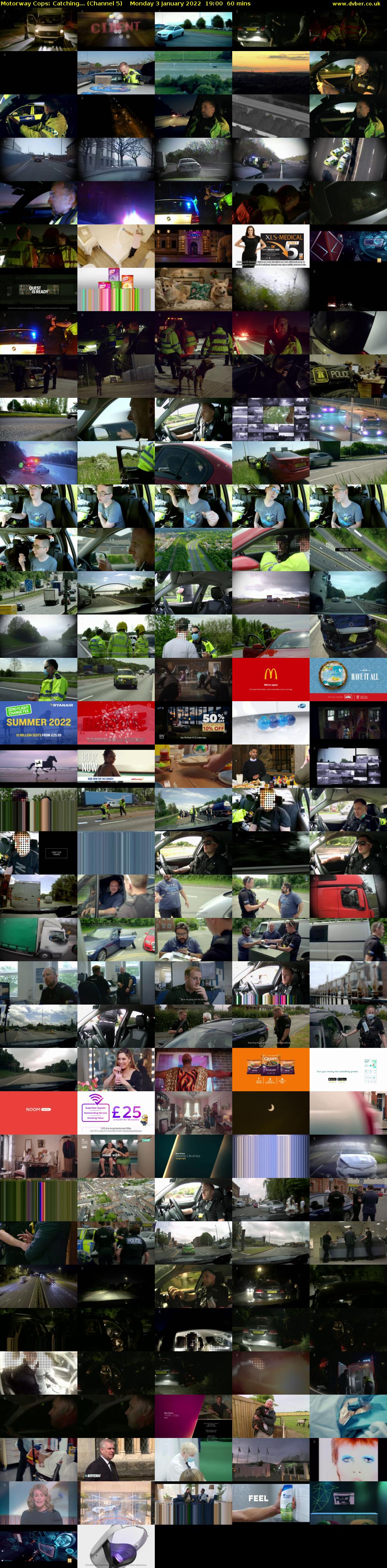 Motorway Cops: Catching... (Channel 5) Monday 3 January 2022 19:00 - 20:00