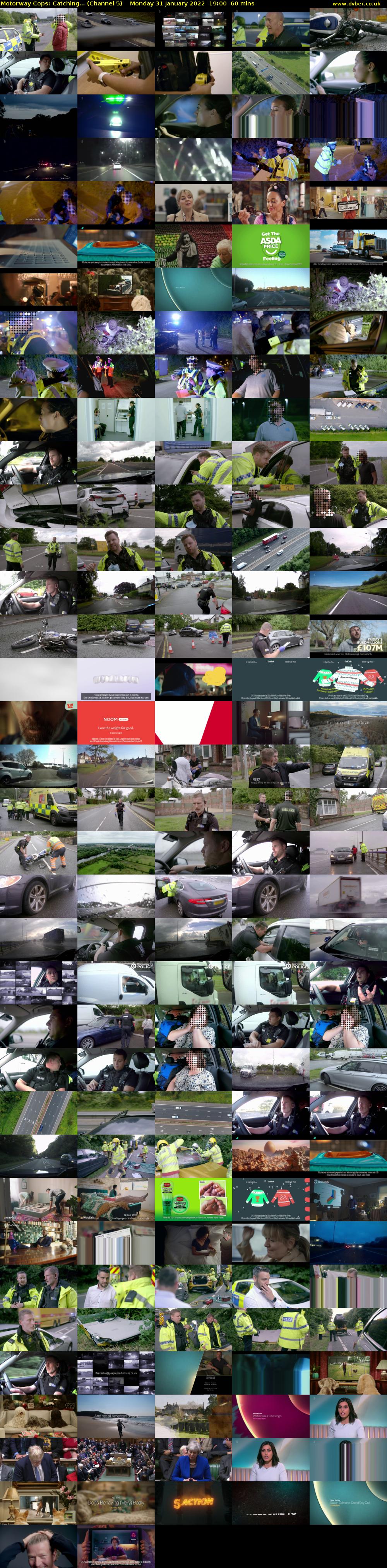 Motorway Cops: Catching... (Channel 5) Monday 31 January 2022 19:00 - 20:00