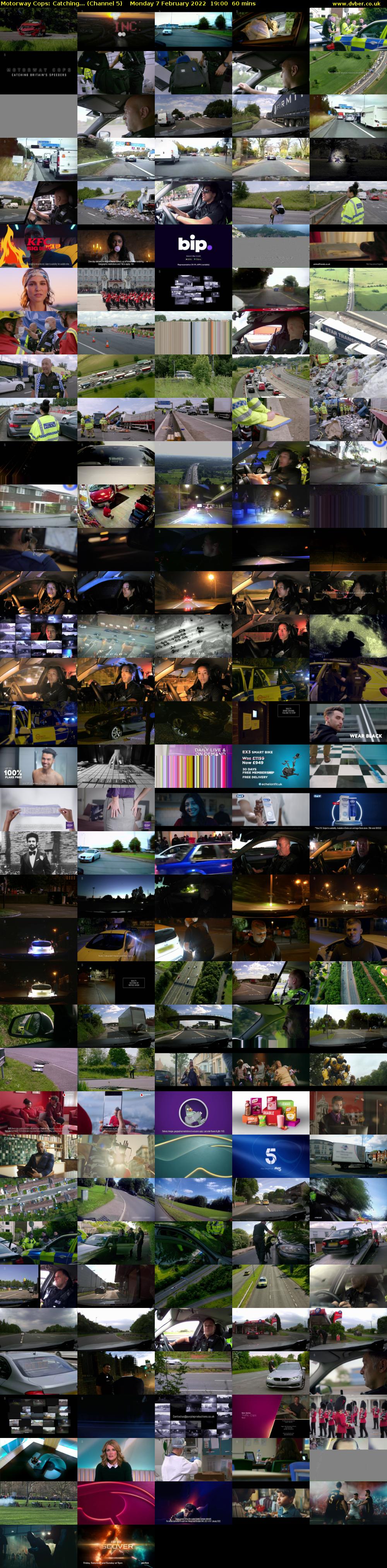 Motorway Cops: Catching... (Channel 5) Monday 7 February 2022 19:00 - 20:00