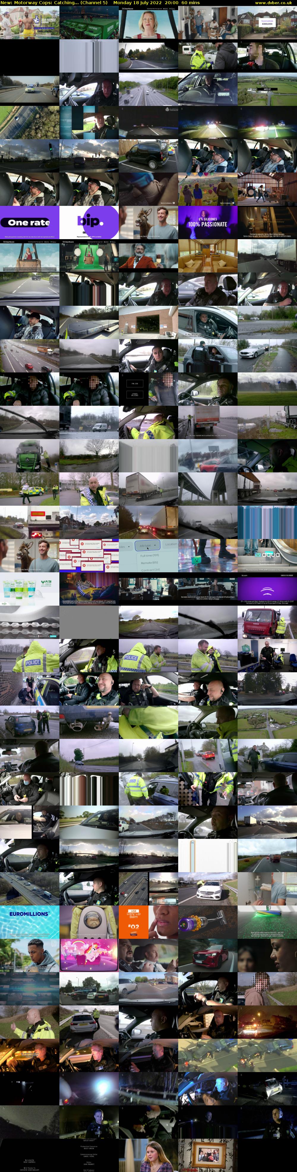Motorway Cops: Catching... (Channel 5) Monday 18 July 2022 20:00 - 21:00