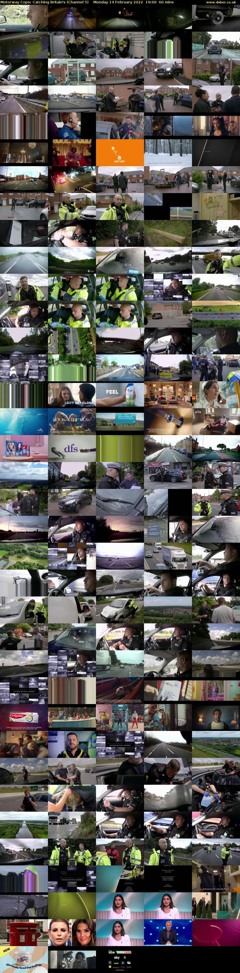 Motorway Cops: Catching Britain's (Channel 5) Monday 14 February 2022 19:00 - 20:00