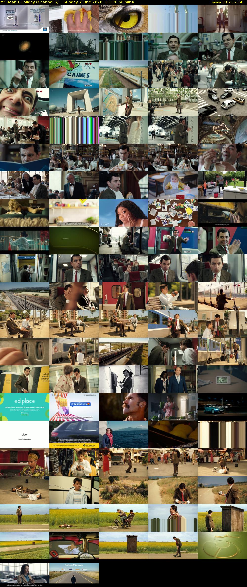 Mr Bean's Holiday (Channel 5) Sunday 7 June 2020 13:30 - 14:30