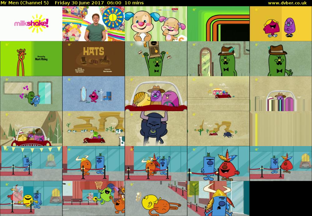 Mr Men (Channel 5) Friday 30 June 2017 06:00 - 06:10