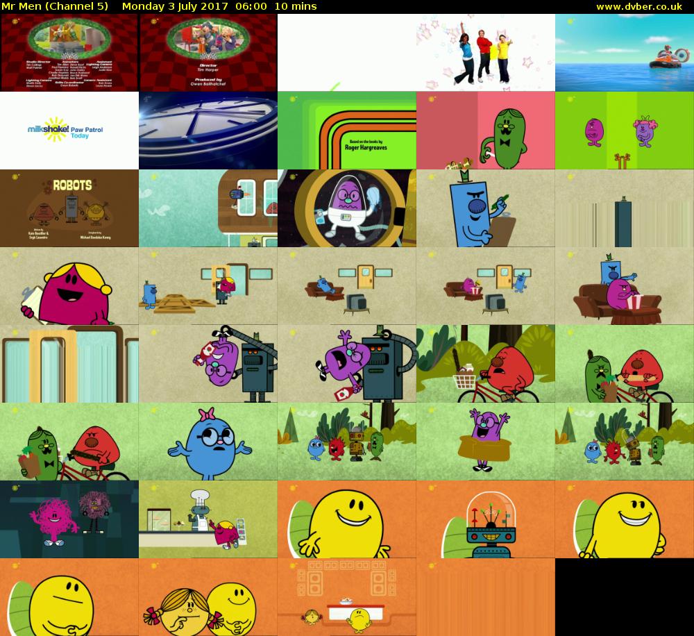 Mr Men (Channel 5) Monday 3 July 2017 06:00 - 06:10