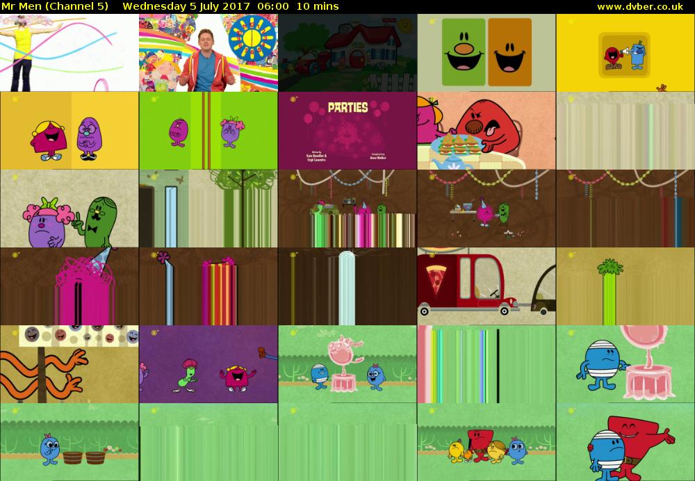 Mr Men (Channel 5) Wednesday 5 July 2017 06:00 - 06:10