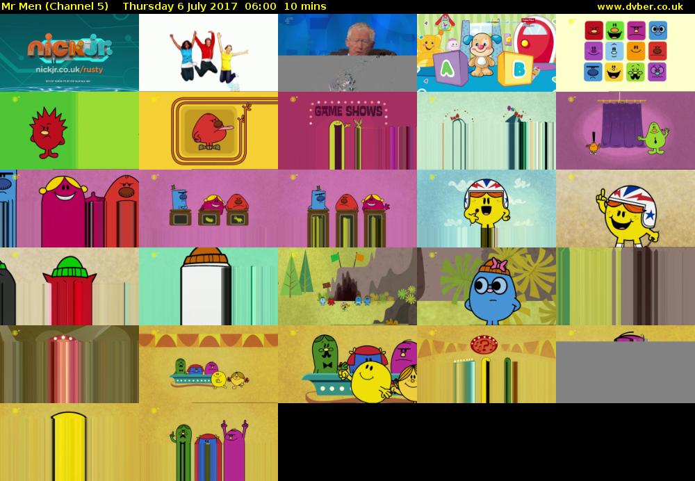 Mr Men (Channel 5) Thursday 6 July 2017 06:00 - 06:10