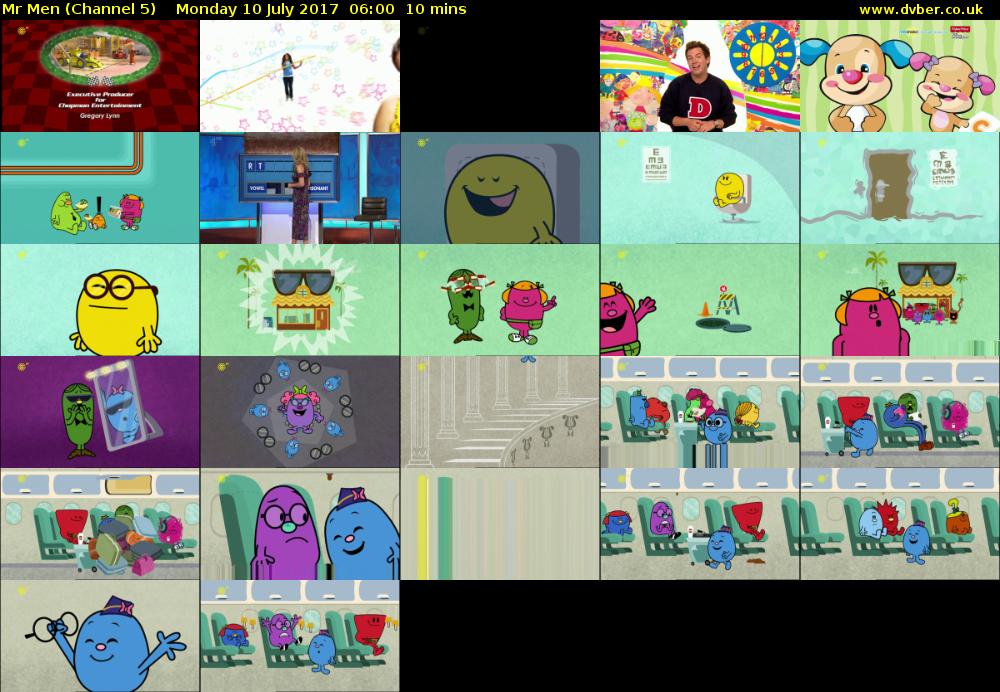 Mr Men (Channel 5) Monday 10 July 2017 06:00 - 06:10