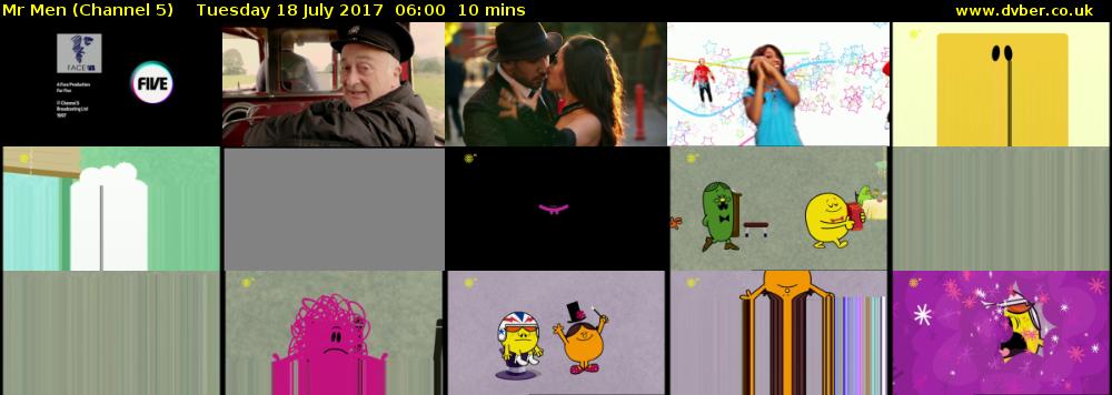 Mr Men (Channel 5) Tuesday 18 July 2017 06:00 - 06:10