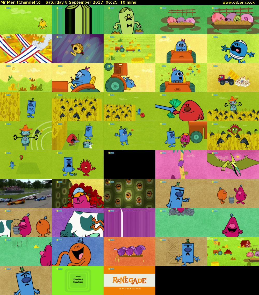 Mr Men (Channel 5) Saturday 9 September 2017 06:25 - 06:35