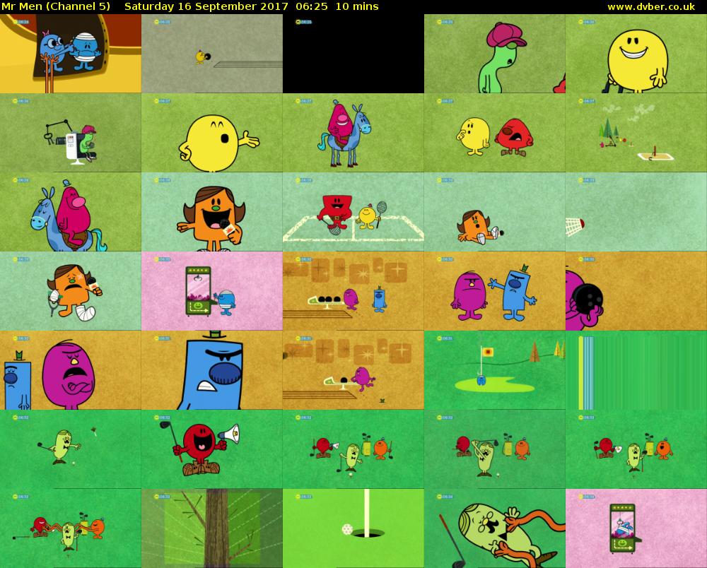 Mr Men (Channel 5) Saturday 16 September 2017 06:25 - 06:35