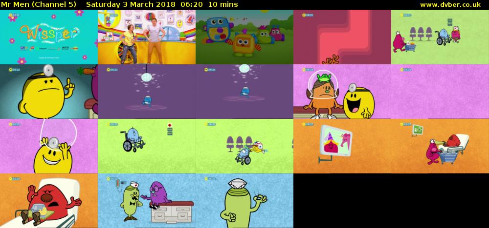 Mr Men (Channel 5) Saturday 3 March 2018 06:20 - 06:30