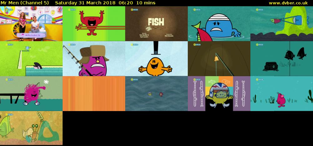 Mr Men (Channel 5) Saturday 31 March 2018 06:20 - 06:30