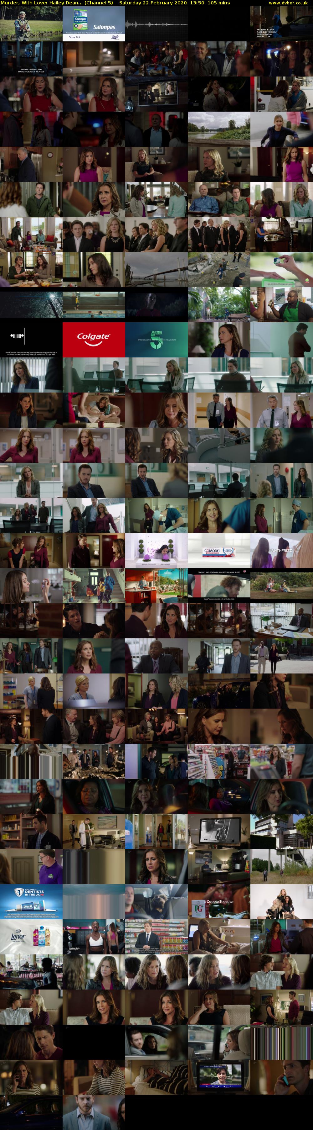 Murder, With Love: Hailey Dean... (Channel 5) Saturday 22 February 2020 13:50 - 15:35