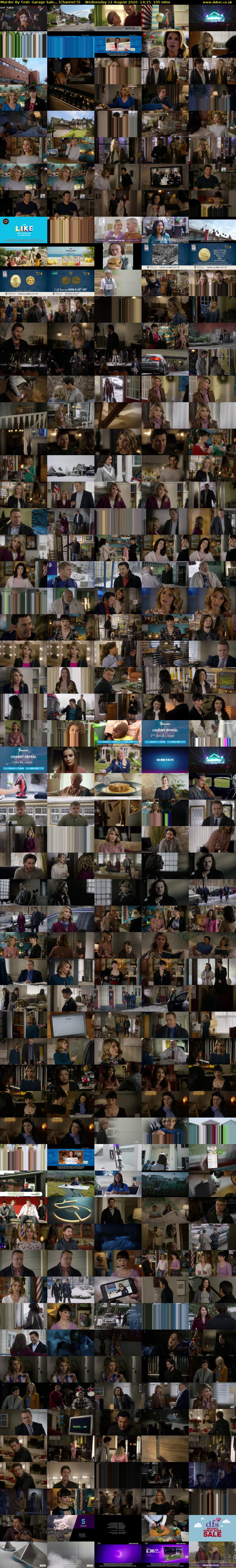 Murder By Text: Garage Sale... (Channel 5) Wednesday 12 August 2020 14:15 - 16:00