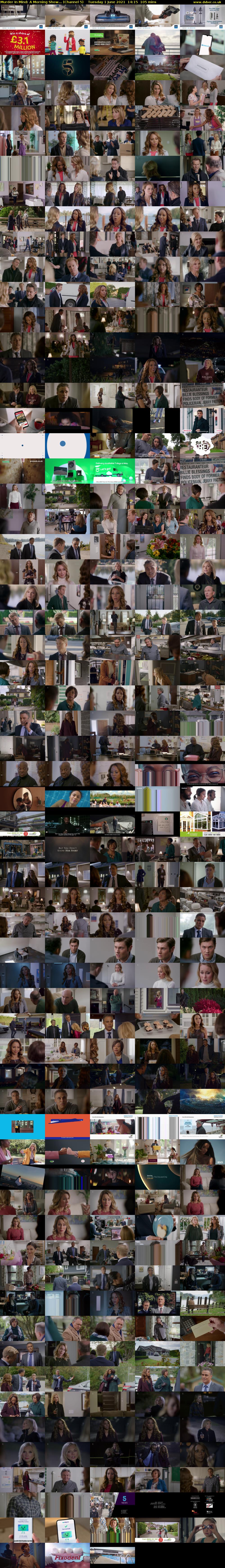 Murder In Mind: A Morning Show... (Channel 5) Tuesday 1 June 2021 14:15 - 16:00