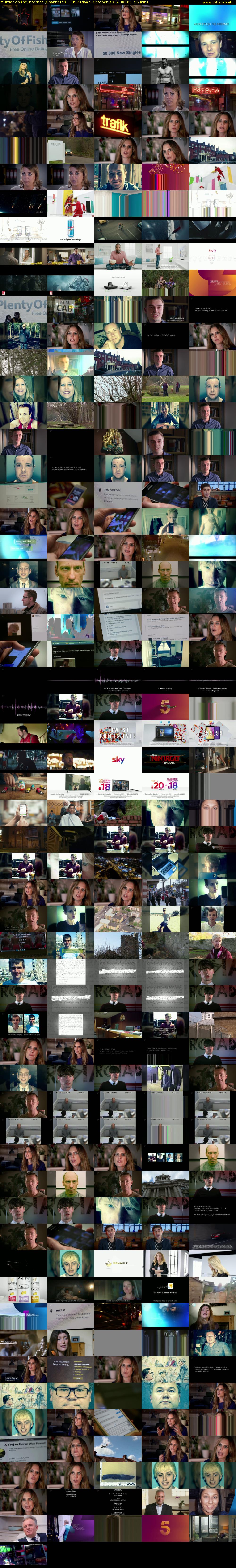 Murder on the Internet (Channel 5) Thursday 5 October 2017 00:05 - 01:00