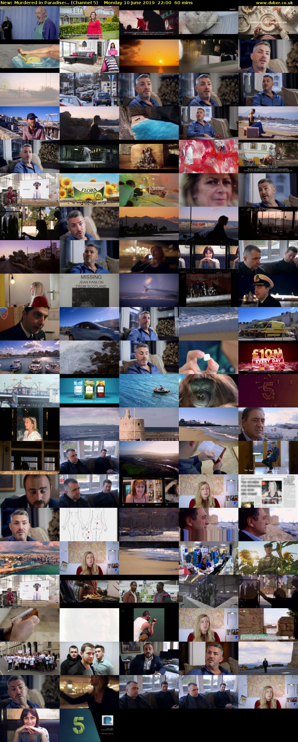 Murdered in Paradise:.. (Channel 5) Monday 10 June 2019 22:00 - 23:00