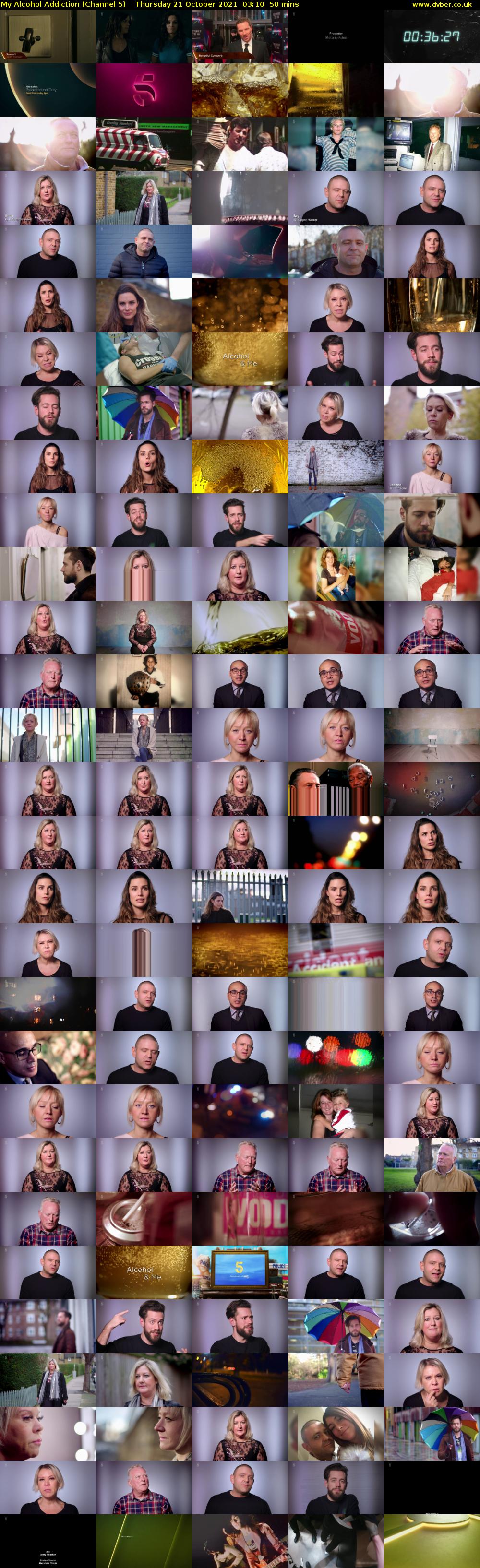 My Alcohol Addiction (Channel 5) Thursday 21 October 2021 03:10 - 04:00