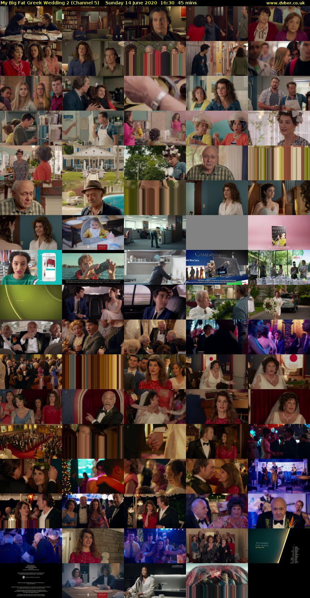 My Big Fat Greek Wedding 2 (Channel 5) Sunday 14 June 2020 16:30 - 17:15