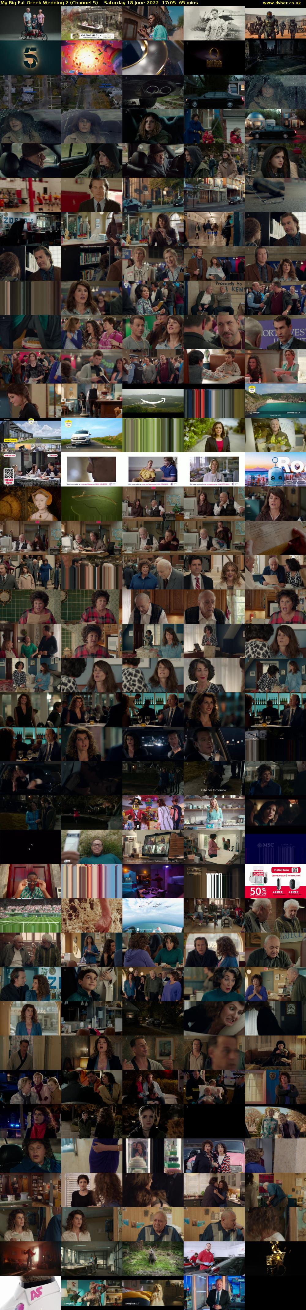 My Big Fat Greek Wedding 2 (Channel 5) Saturday 18 June 2022 17:05 - 18:10