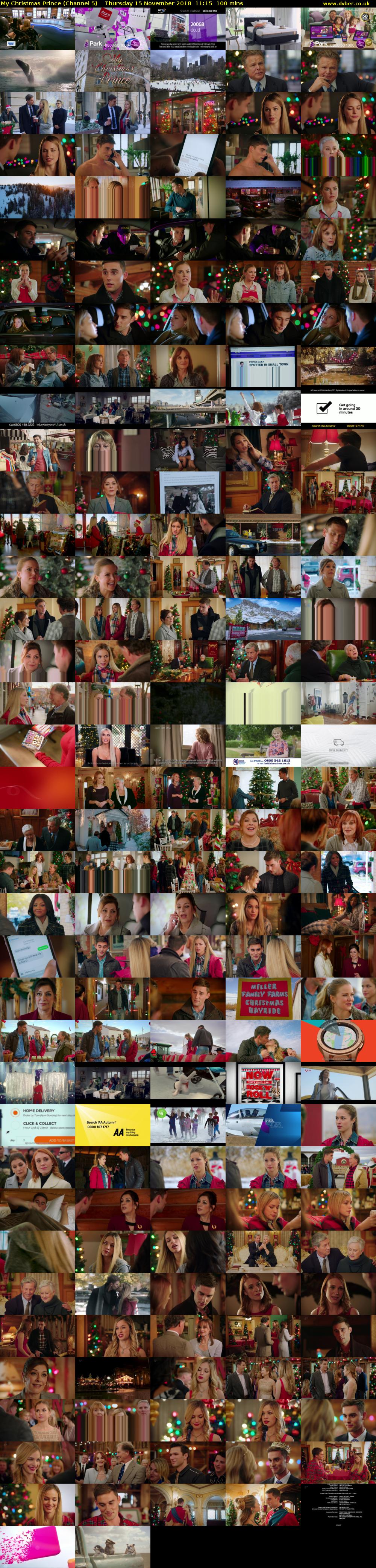 My Christmas Prince (Channel 5) Thursday 15 November 2018 11:15 - 12:55