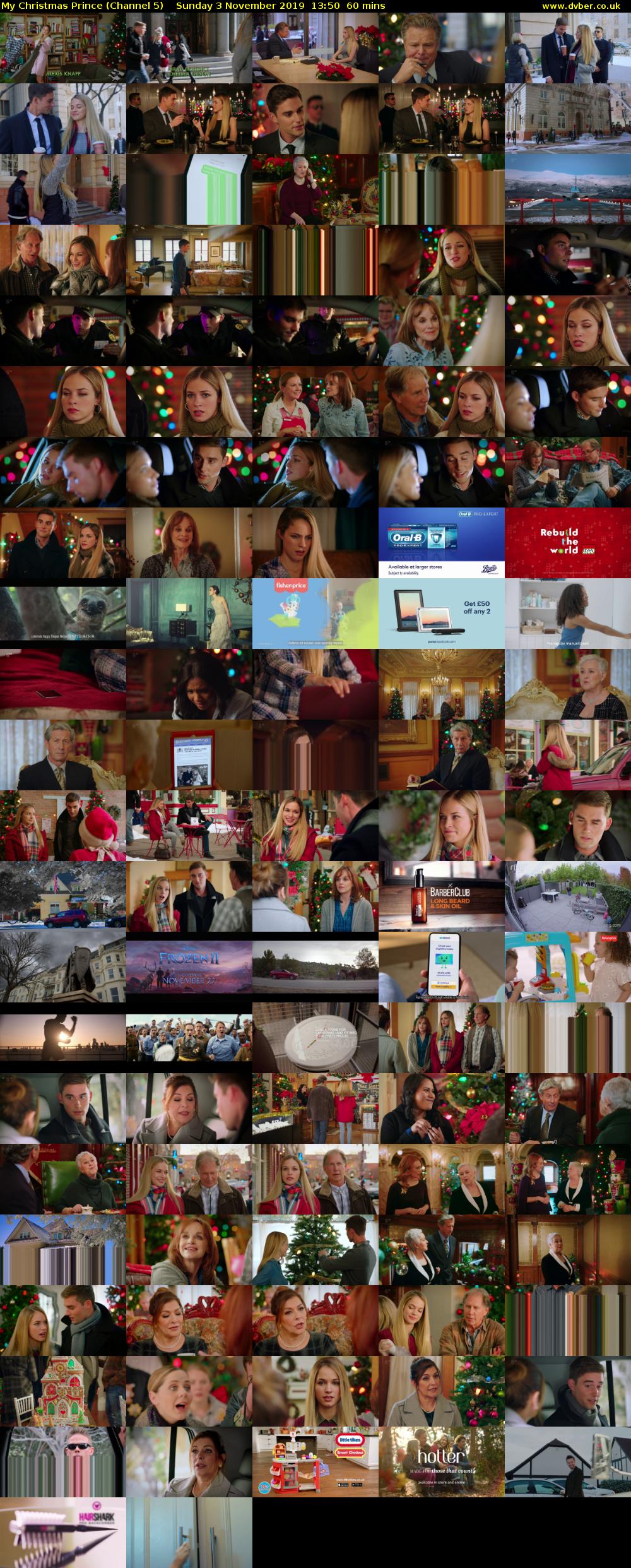 My Christmas Prince (Channel 5) Sunday 3 November 2019 13:50 - 14:50
