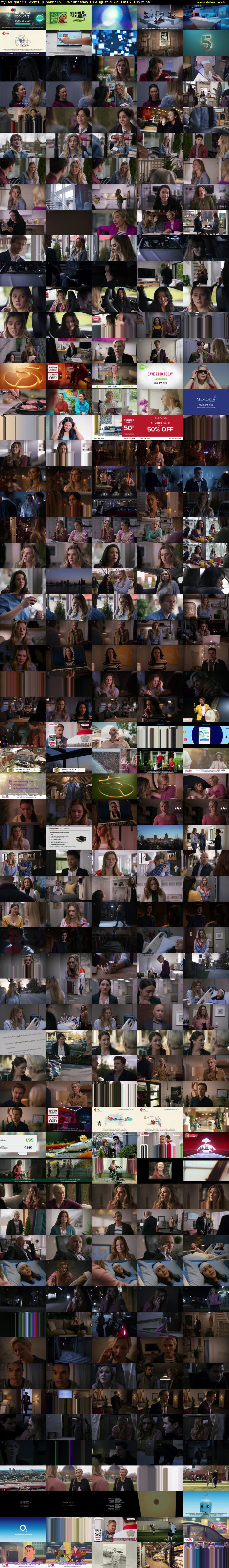 My Daughter's Secret  (Channel 5) Wednesday 10 August 2022 14:15 - 16:00