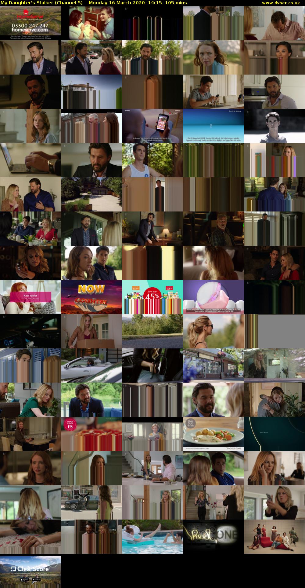 My Daughter's Stalker (Channel 5) Monday 16 March 2020 14:15 - 16:00