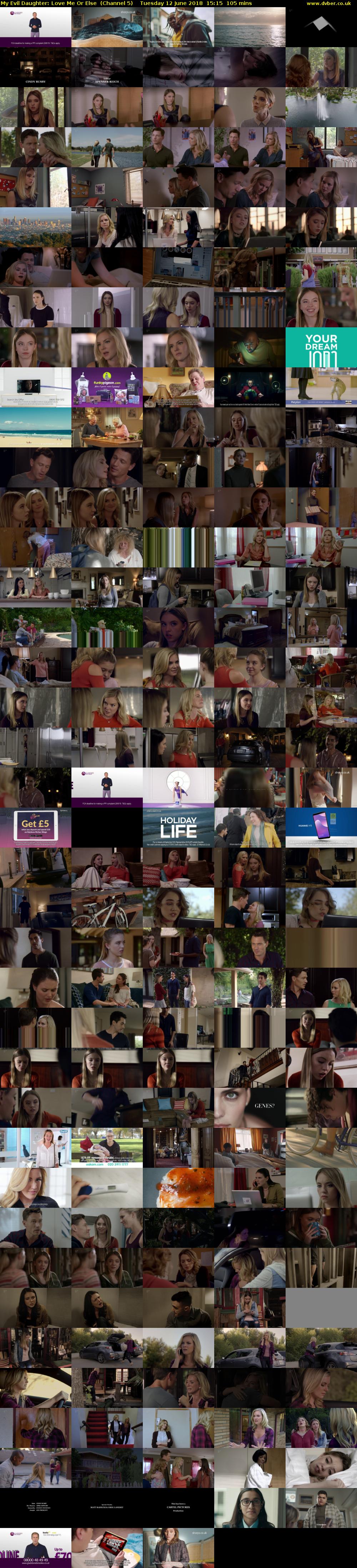 My Evil Daughter: Love Me Or Else  (Channel 5) Tuesday 12 June 2018 15:15 - 17:00