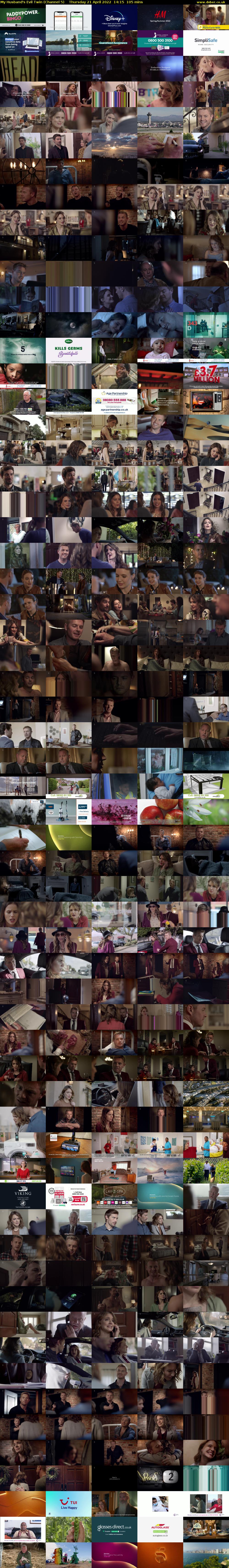 My Husband's Evil Twin (Channel 5) Thursday 21 April 2022 14:15 - 16:00