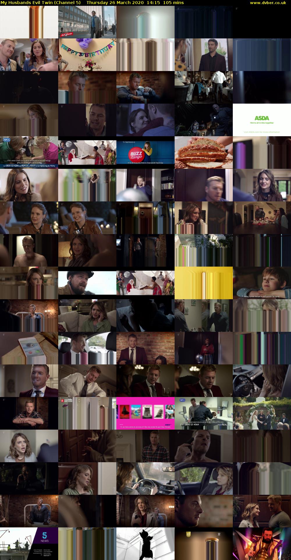 My Husbands Evil Twin (Channel 5) Thursday 26 March 2020 14:15 - 16:00