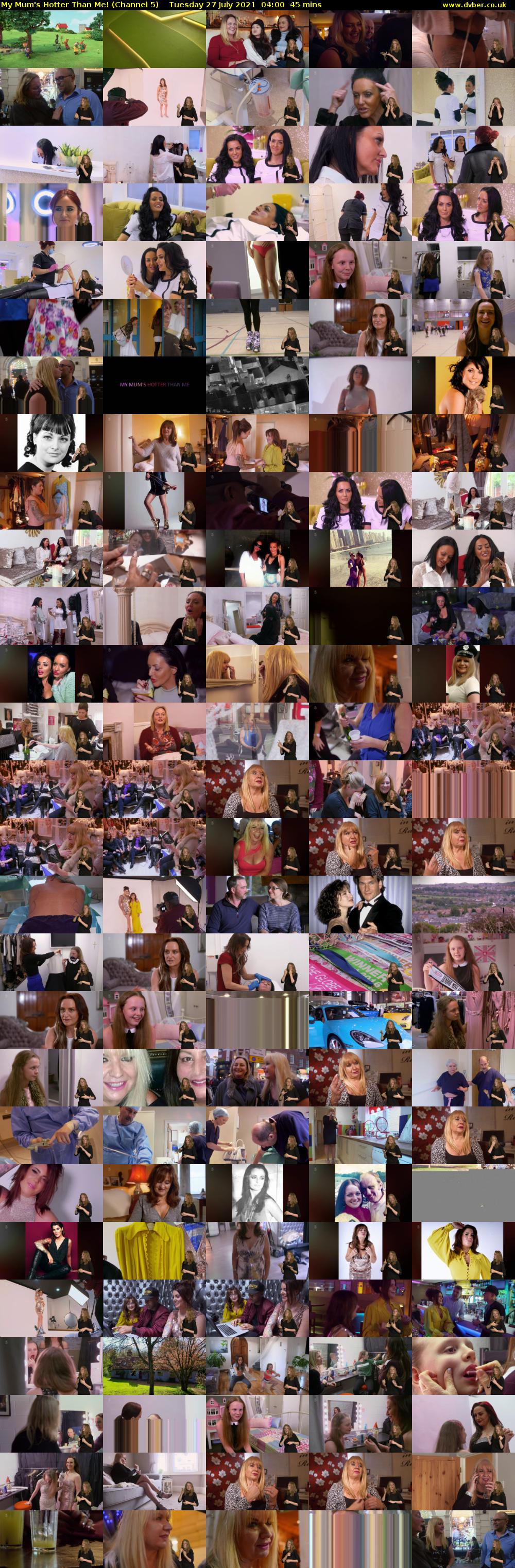 My Mum's Hotter Than Me! (Channel 5) Tuesday 27 July 2021 04:00 - 04:45