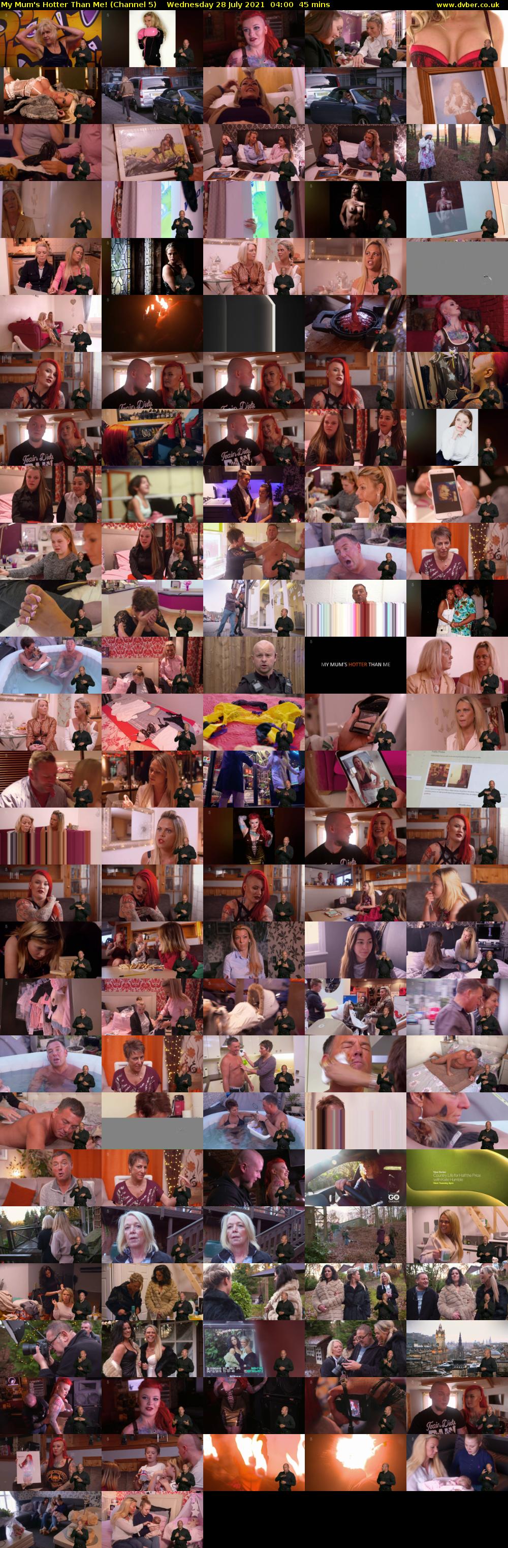 My Mum's Hotter Than Me! (Channel 5) Wednesday 28 July 2021 04:00 - 04:45