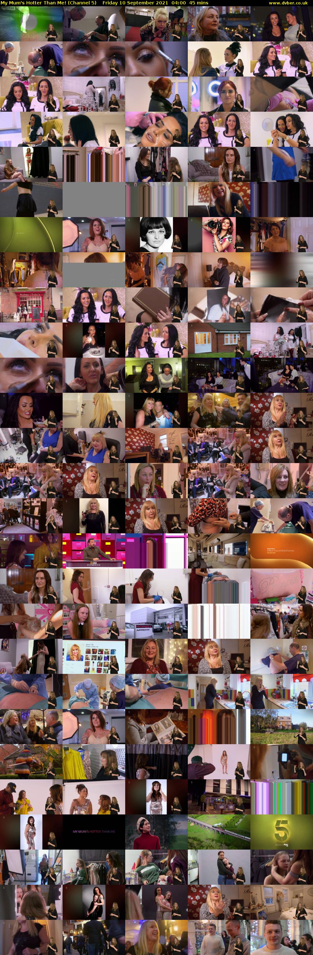 My Mum's Hotter Than Me! (Channel 5) Friday 10 September 2021 04:00 - 04:45
