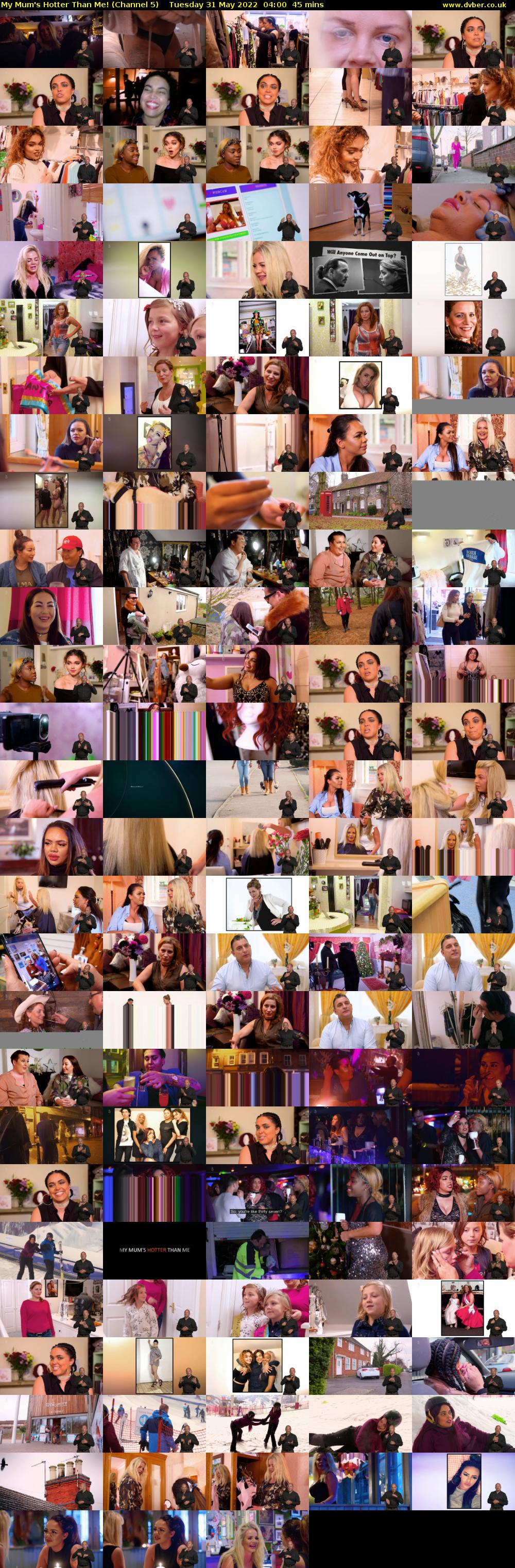 My Mum's Hotter Than Me! (Channel 5) Tuesday 31 May 2022 04:00 - 04:45
